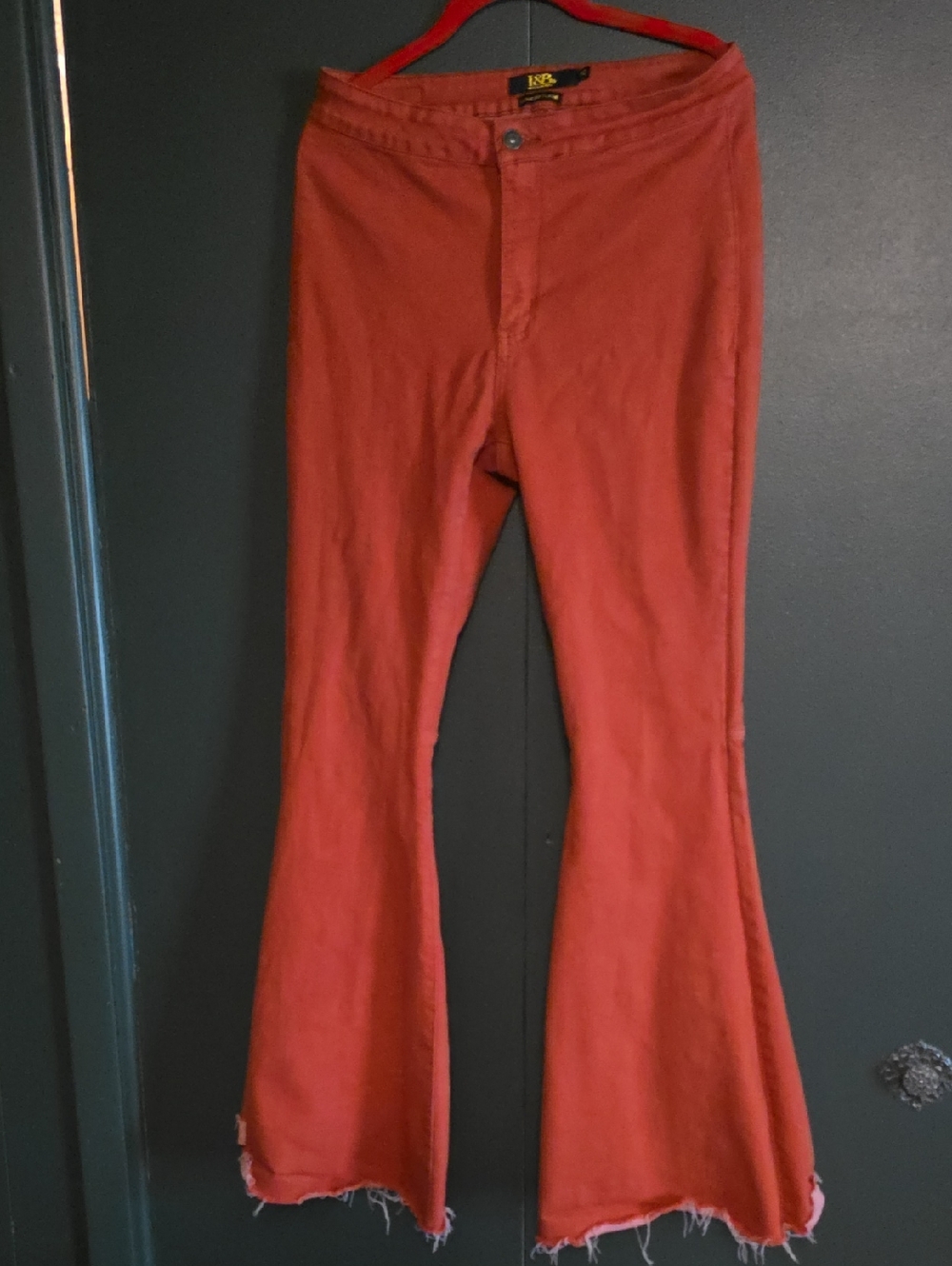 Red Flare Women's Jeans